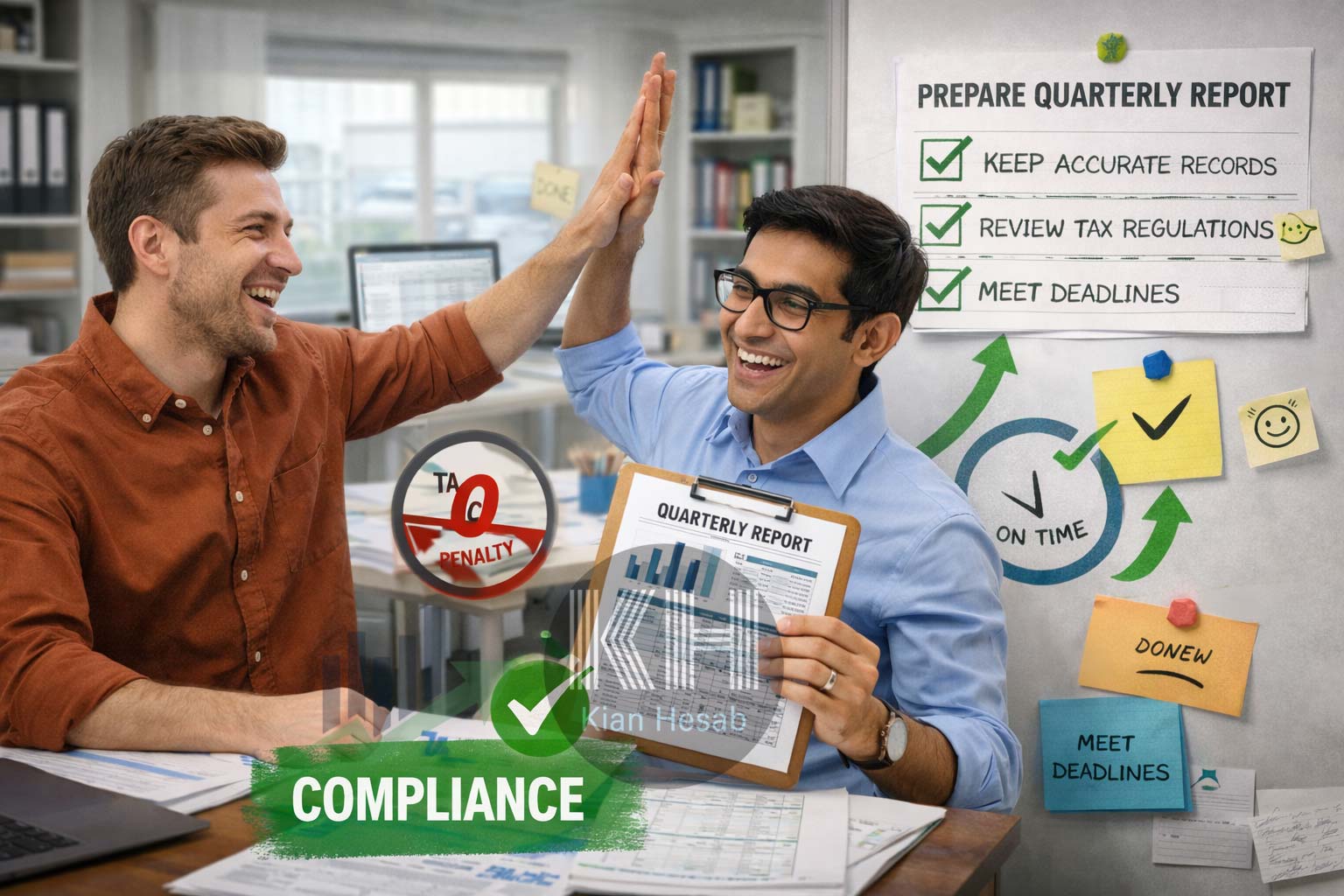 نکات تهیه گزارش فصلی بدون جریمه مالیاتی