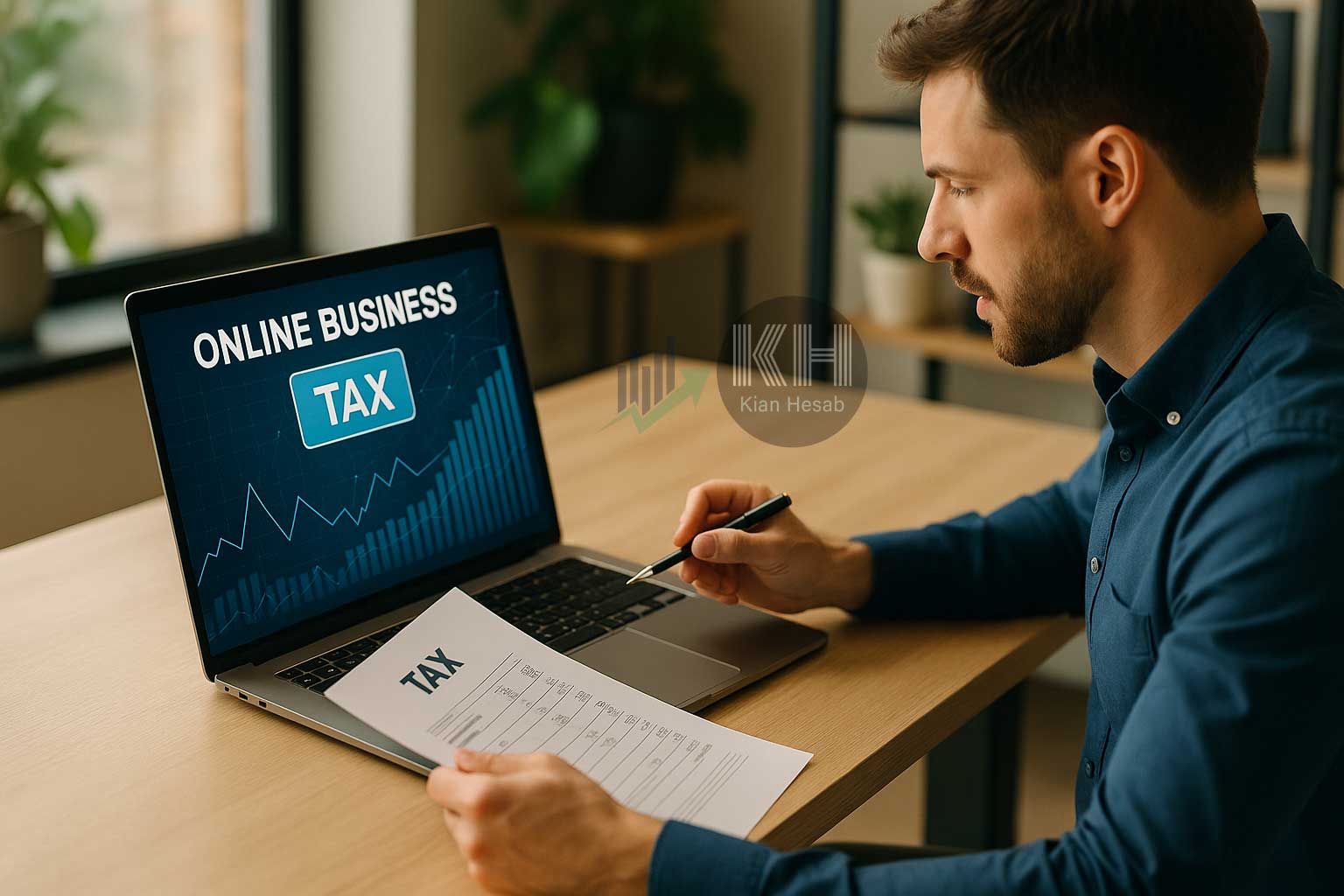 کیان حساب مشاوره مالیات کسب و کار اینترنتی